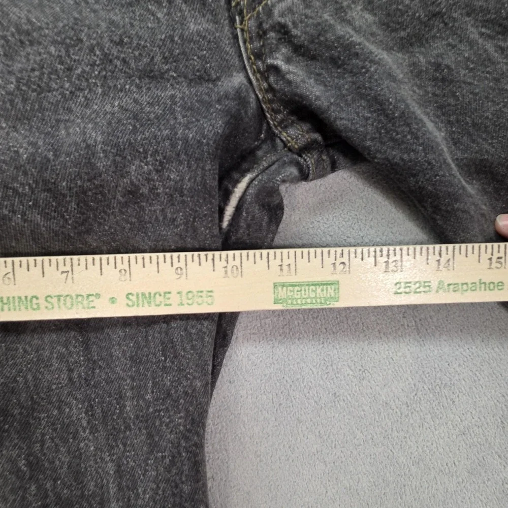 Vintage Levis 501 Jeans Mens Black Straight Button Fly USA Fits‎ 30x29